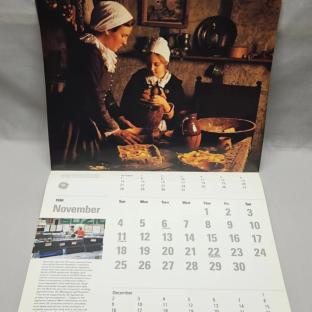 1990 GE General Electric Calender